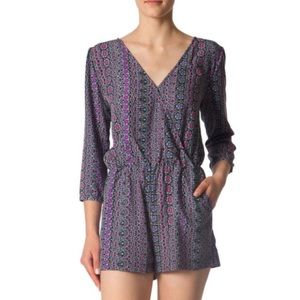 NWT Sanctuary Purple Moroccan Print Romper